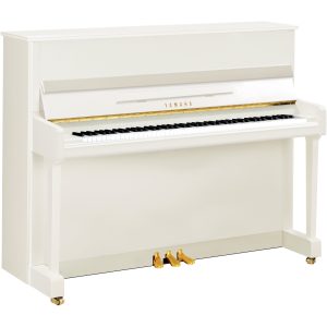 YAMAHA P116M Upright Piano White Glossy