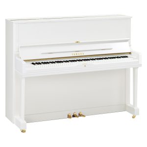 YAMAHA YUS1 Upright Piano White Glossy