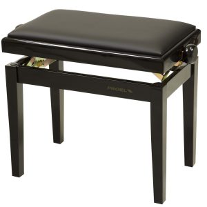 PROEL PB90SBBBK Adjustable Piano Seat Black Gloss