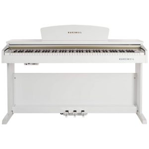 PIANO WITH 88 CENTERED KEYS WHITE