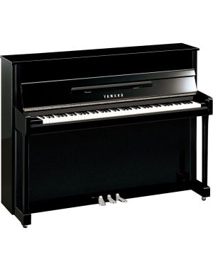YAMAHA B2E SC3 PE Chrome Edition Silent Upright Piano Black Glossy P000.12411