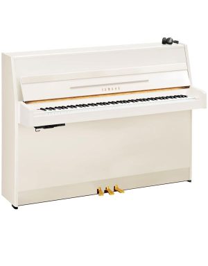YAMAHA B-1SC3 PWH Silent Όρθιο Πιάνο Λευκό Γυαλιστερό P040.12779